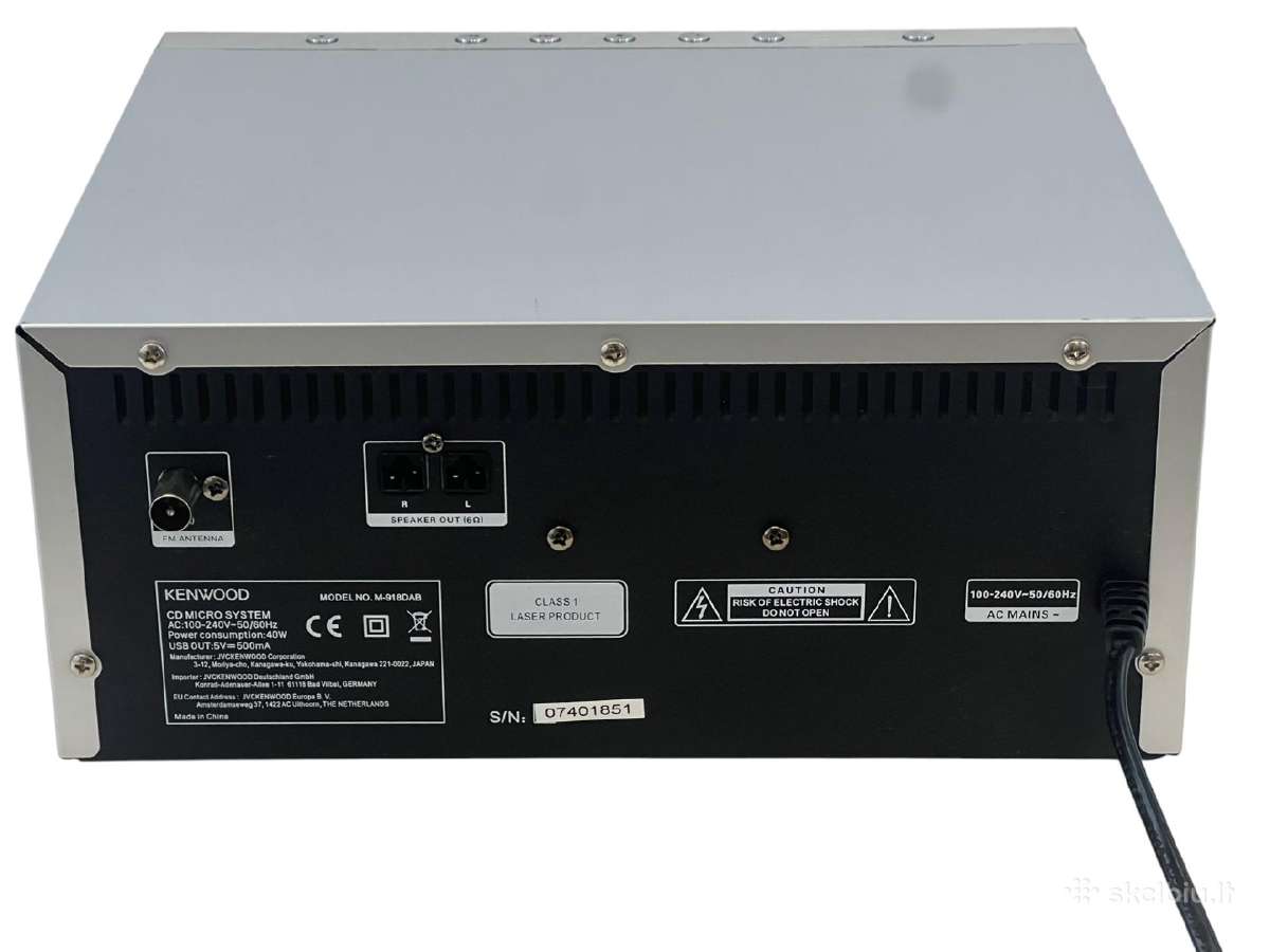 Kenwood M-918dab muzikinis centras + 3 mėn. garant - nuotraukos Nr. 6