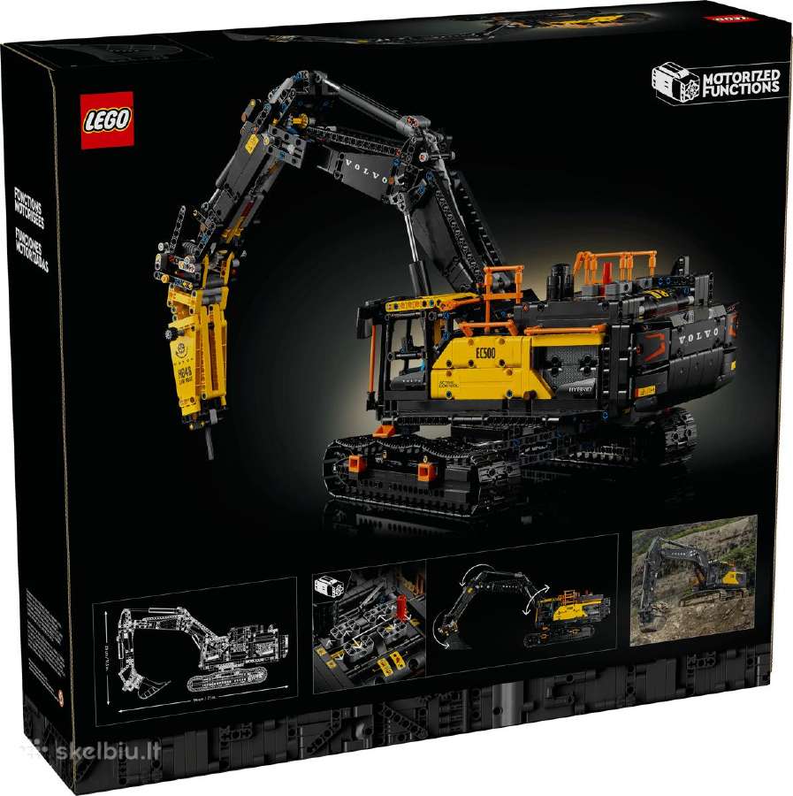 Lego Technic 42215 (Ekskavatorius Volvo Ec500)
