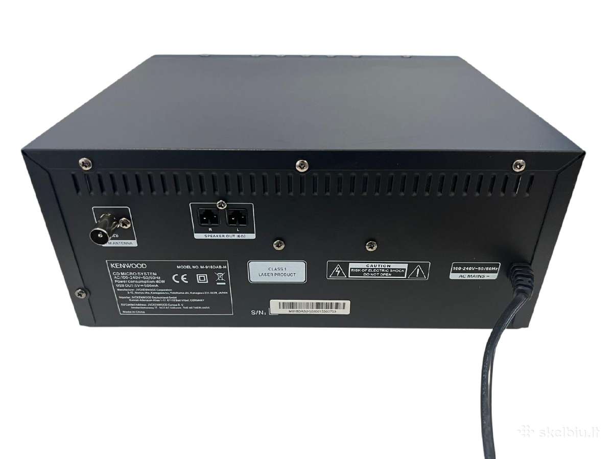 Kenwood M-918dab muzikinis centras + 3 mėn. garant - nuotraukos Nr. 11