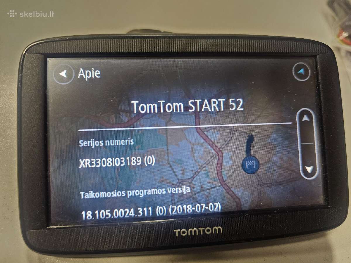 Tomtom Start 52 maps life time maps - nuotraukos Nr. 4