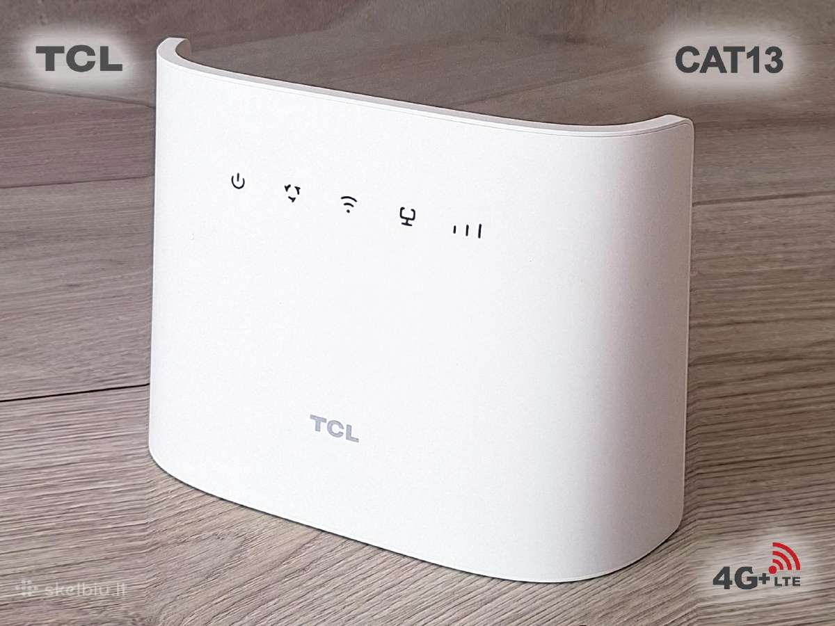 4G+ Lte cat13 modemas Tcl Hh132vm su maitinimu