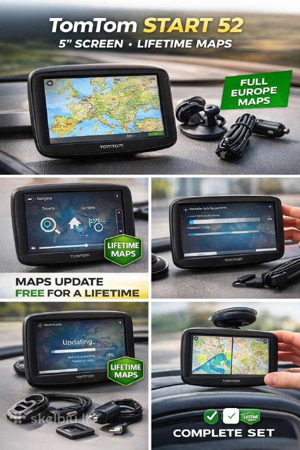 Tomtom Start 52 maps life time update