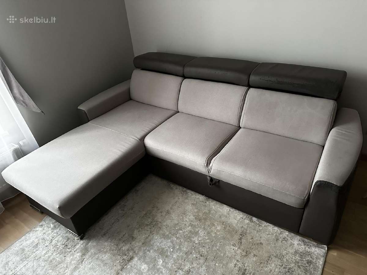 Parduodama puikios būklės sofa kampas