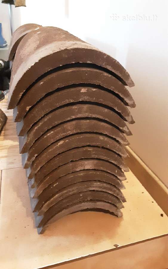 Betonines cerpes kraigo tamsiai ruda 19vnt. - nuotraukos Nr. 3