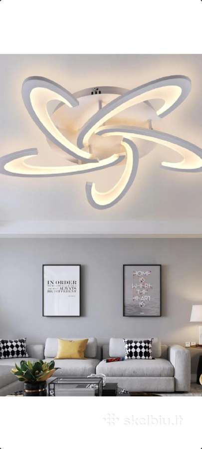 Modernus LED lubu šviestuvas.