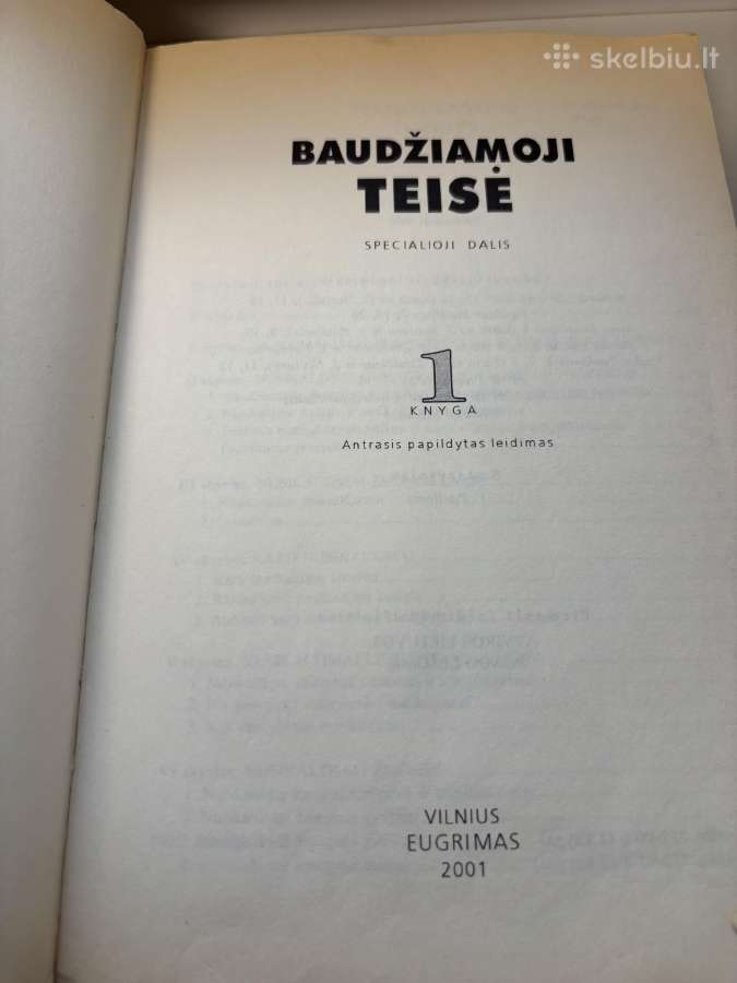 Parduodami Baudžiamosios teisės spec. dalies knygo - nuotraukos Nr. 7