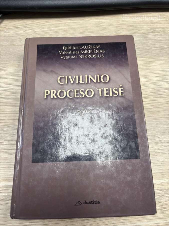 Parduodama knyga Civilinio proceso teisė