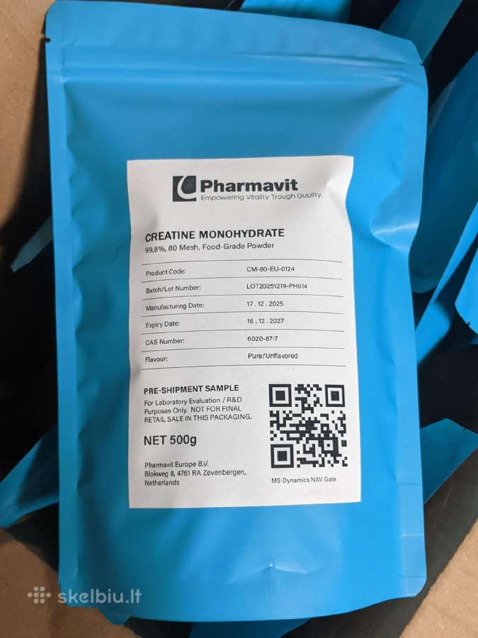 Kreatinas / Grynas kreatino monohidratas 500g