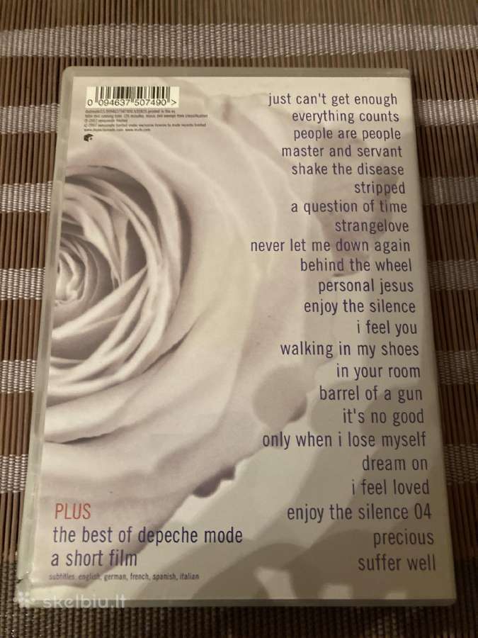 Depeche Mode įvairūs Dvd ir Blu ray (Nm būklė) - nuotraukos Nr. 8