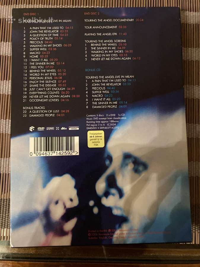Depeche Mode įvairūs Dvd ir Blu ray (Nm būklė) - nuotraukos Nr. 24