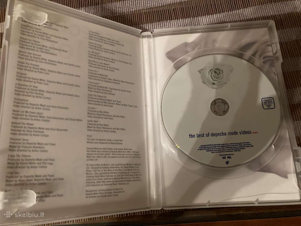 Depeche Mode įvairūs Dvd ir Blu ray (Nm būklė) - nuotraukos Nr. 10