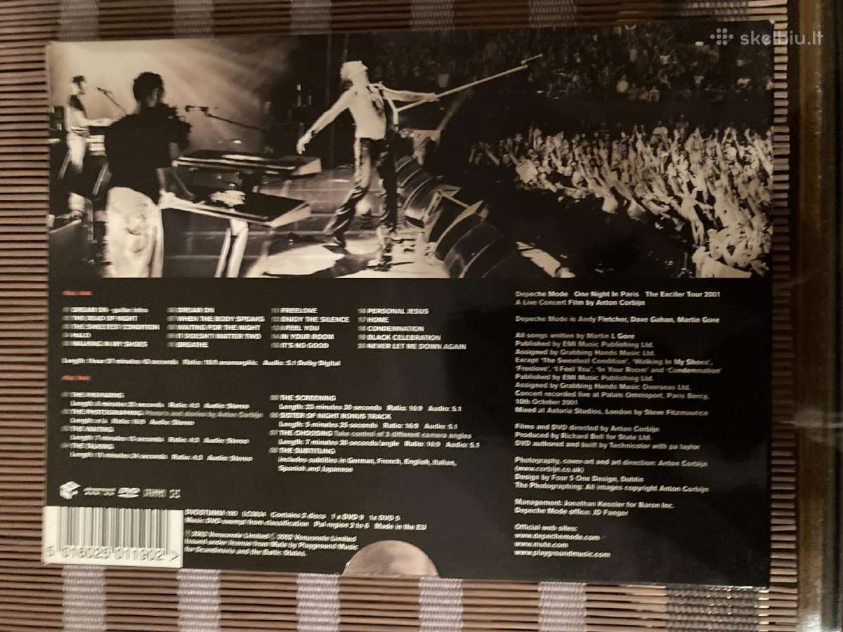 Depeche Mode įvairūs Dvd ir Blu ray (Nm būklė) - nuotraukos Nr. 18