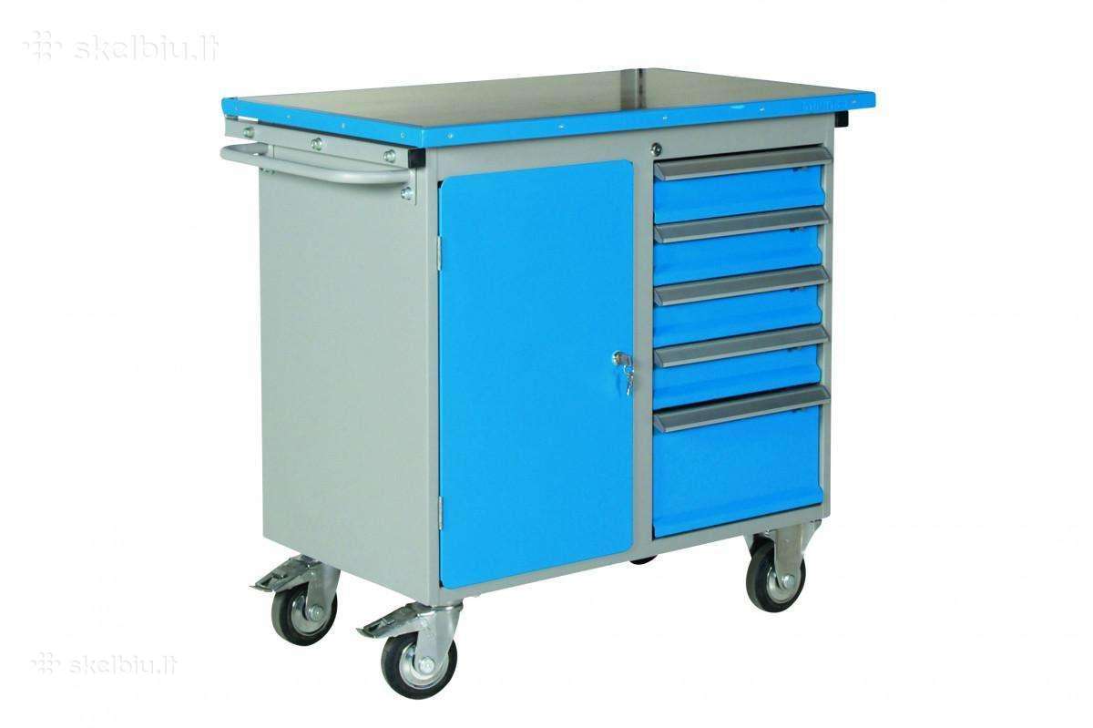 Serviso vežimėliai ir įrankių spintos su ratukais - nuotraukos Nr. 7