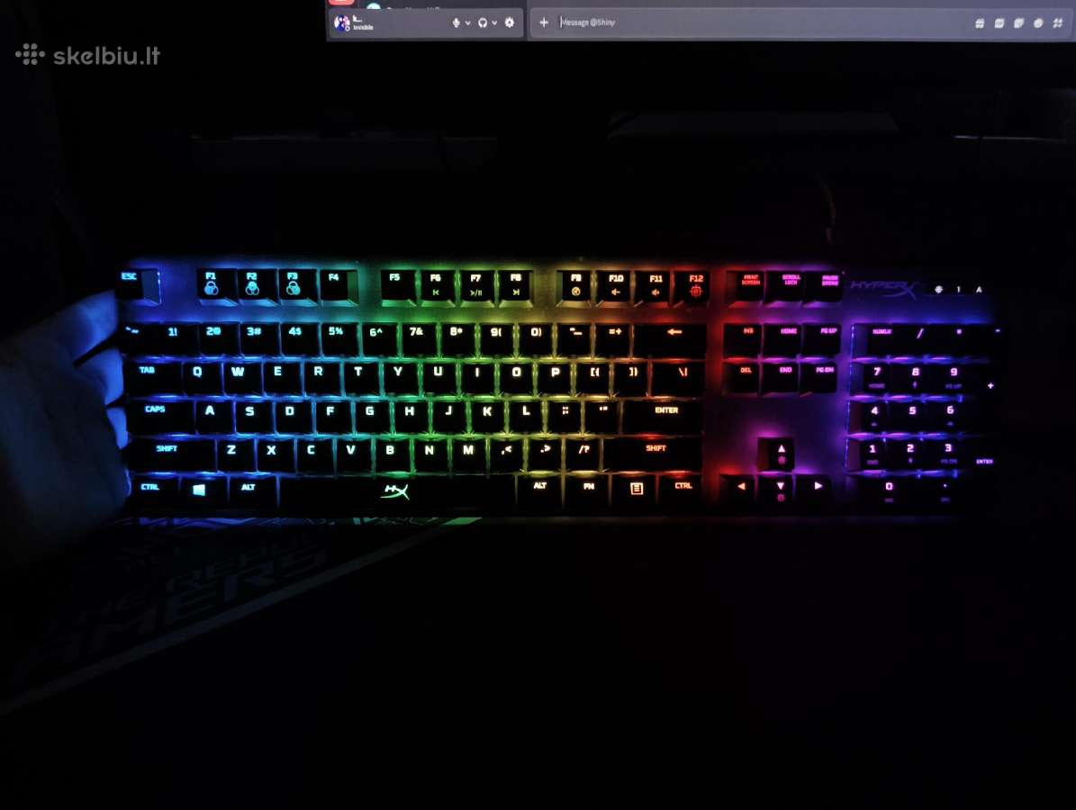 Hyperx Alloy origins 100% klaviatūra.