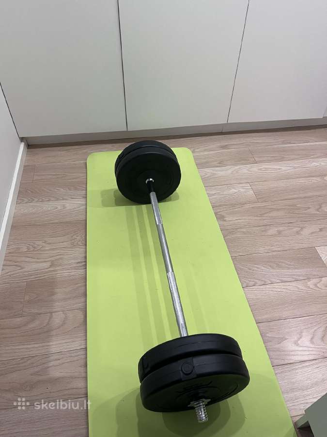 Grifas 120cm su svoriais