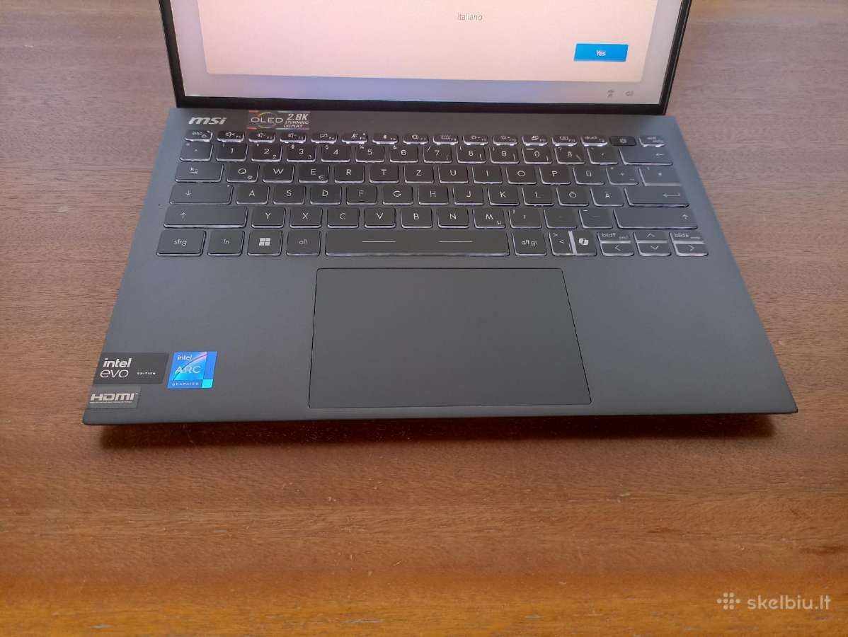 Msi Prestige 13 Ai EVO # Ultra 5 125h # 2.8k Oled - nuotraukos Nr. 4