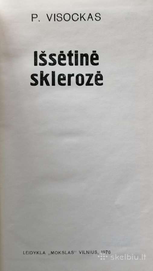 P. Visockas "Išsėtinė sklerozė" - nuotraukos Nr. 2