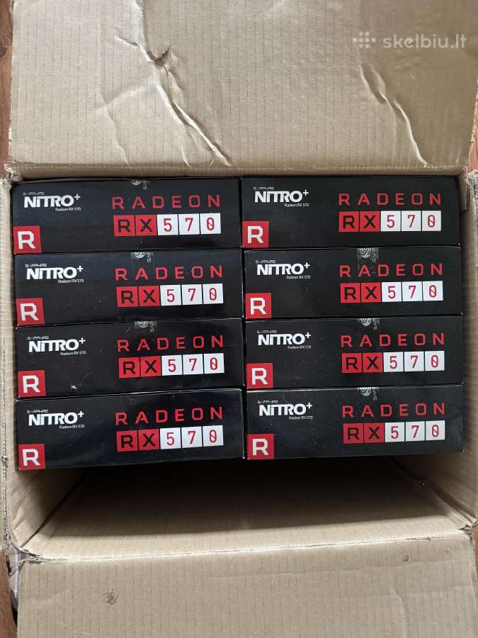 Gpu Sapphire Radeon rx570 Nitro+ Oc Corsair Rm850x - nuotraukos Nr. 2