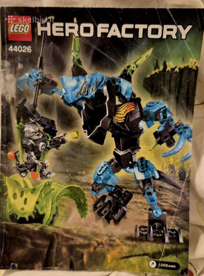 Lego Hero Factory Crystal Beast Vs. Bulk 44026 - nuotraukos Nr. 2