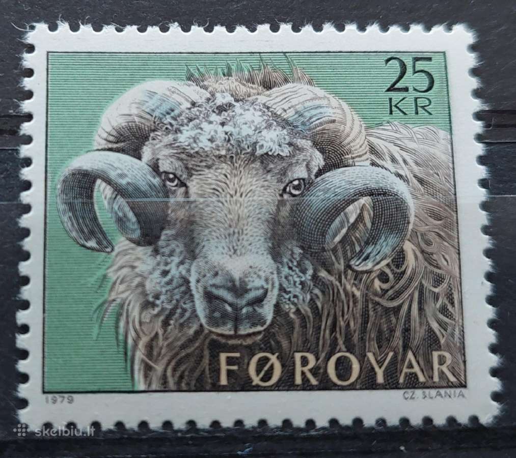 Farerų salos 1979 avinas, švarus, Michel 42