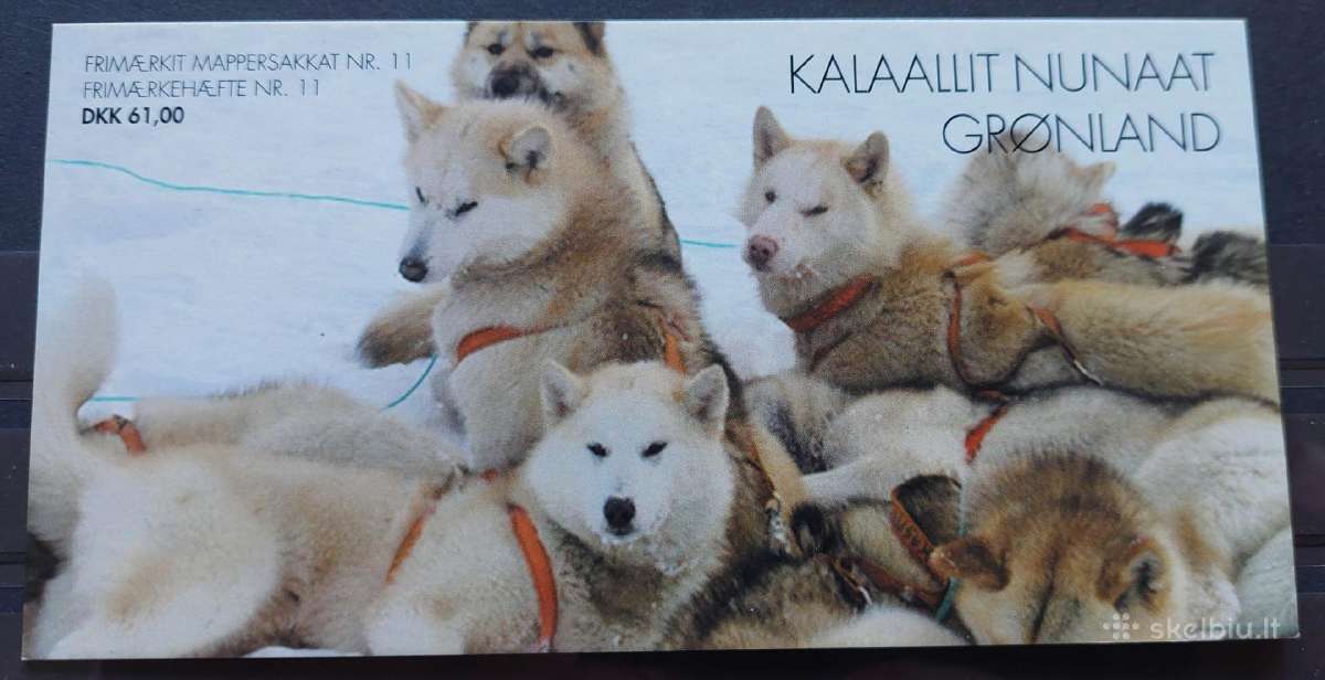 Grenlandija 2003 šunis ,bukletas, švarus Michel 39 - nuotraukos Nr. 3