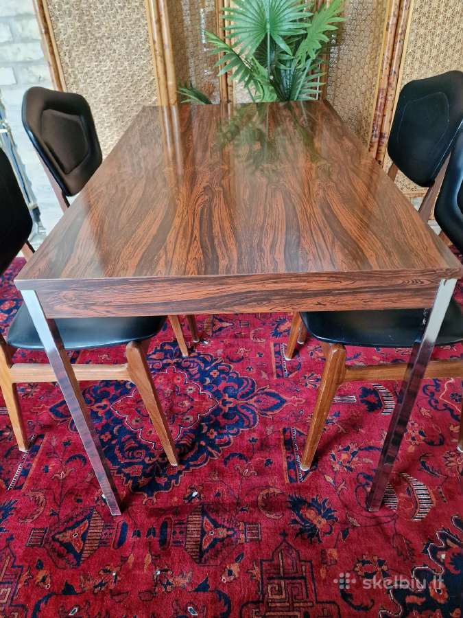 Vintažinis mid century Bauhaus st.valgomojo stalas - nuotraukos Nr. 23