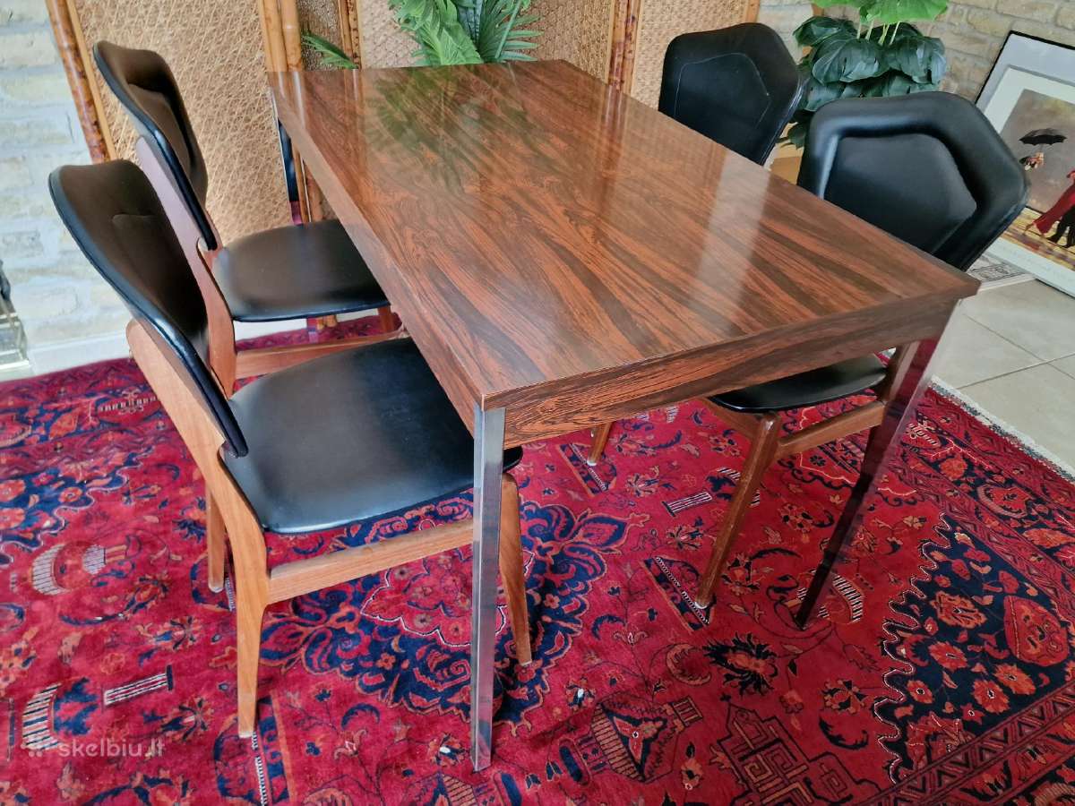Vintažinis mid century Bauhaus st.valgomojo stalas - nuotraukos Nr. 24