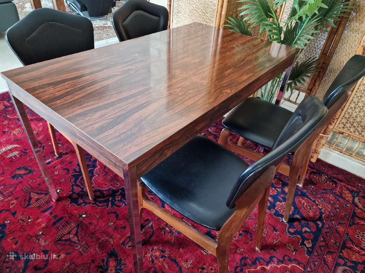 Vintažinis mid century Bauhaus st.valgomojo stalas - nuotraukos Nr. 26