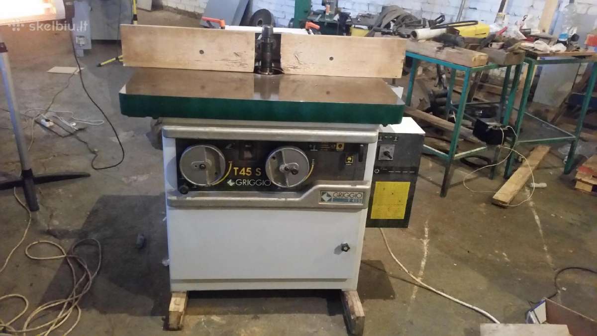 Medienos frezavimo staklės Griggio T45 S (Italy)