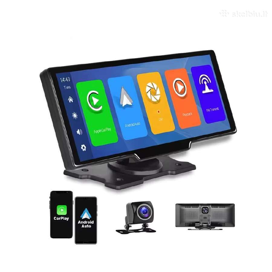 Universali multimedija Carplay su registratoriumi