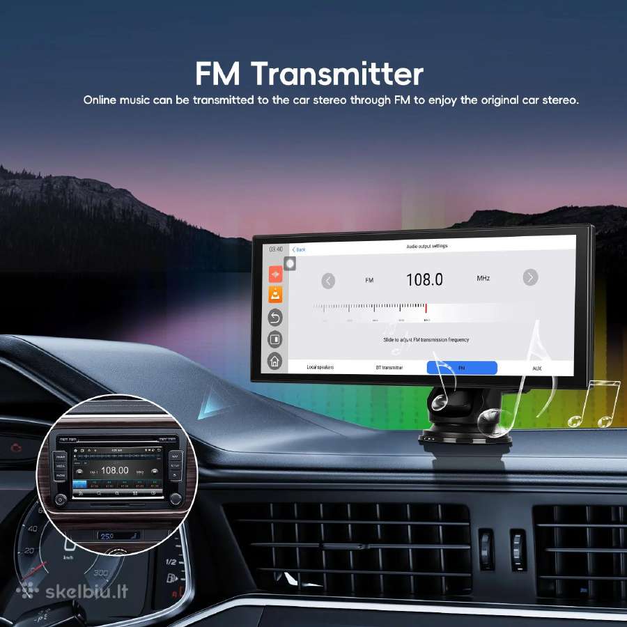 Universali multimedija Carplay su registratoriumi - nuotraukos Nr. 9