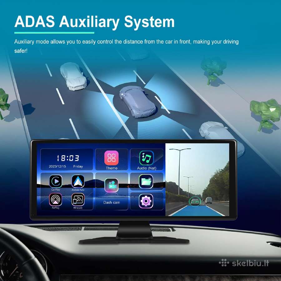 Universali multimedija Carplay su registratoriumi - nuotraukos Nr. 13