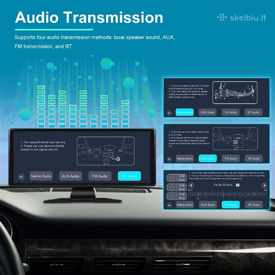 Universali multimedija Carplay su registratoriumi - nuotraukos Nr. 23
