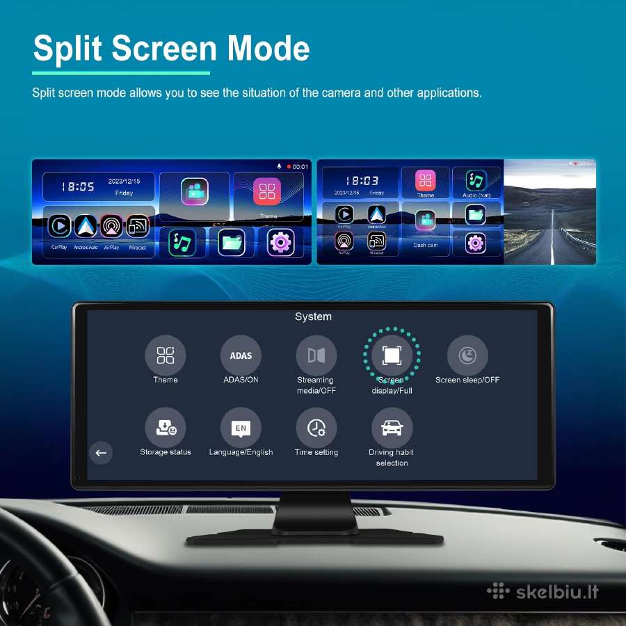 Universali multimedija Carplay su registratoriumi - nuotraukos Nr. 26