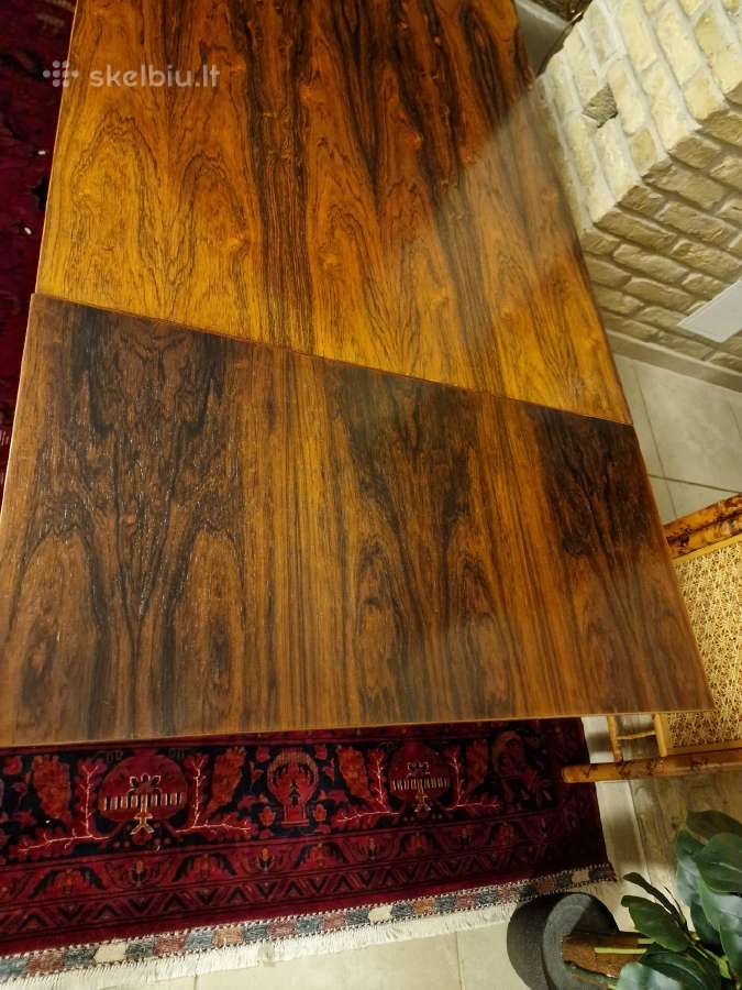 Prabangus mid century palisandro valgomojo stalas - nuotraukos Nr. 6