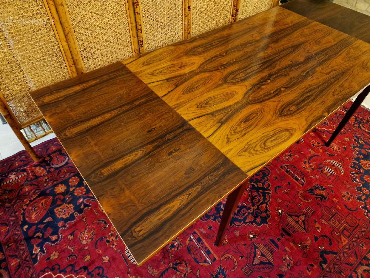 Prabangus mid century palisandro valgomojo stalas - nuotraukos Nr. 9