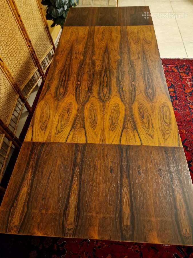 Prabangus mid century palisandro valgomojo stalas - nuotraukos Nr. 10