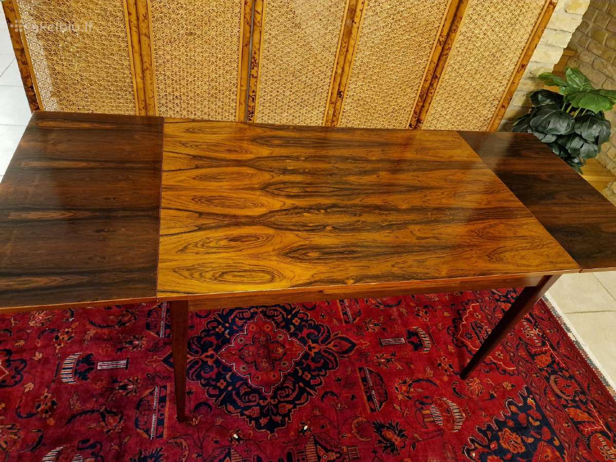 Prabangus mid century palisandro valgomojo stalas - nuotraukos Nr. 12