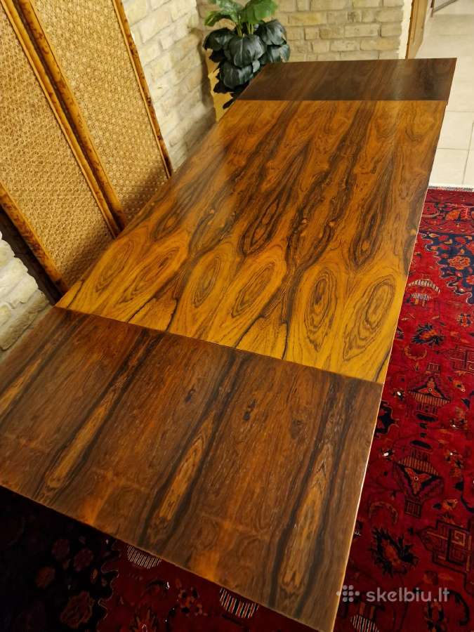 Prabangus mid century palisandro valgomojo stalas - nuotraukos Nr. 13