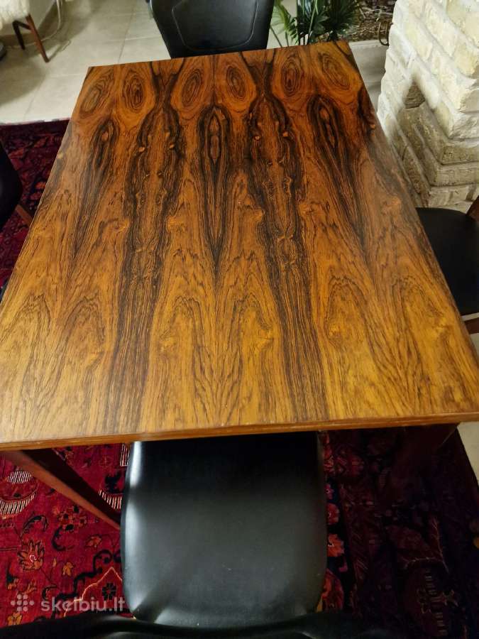 Prabangus mid century palisandro valgomojo stalas - nuotraukos Nr. 22