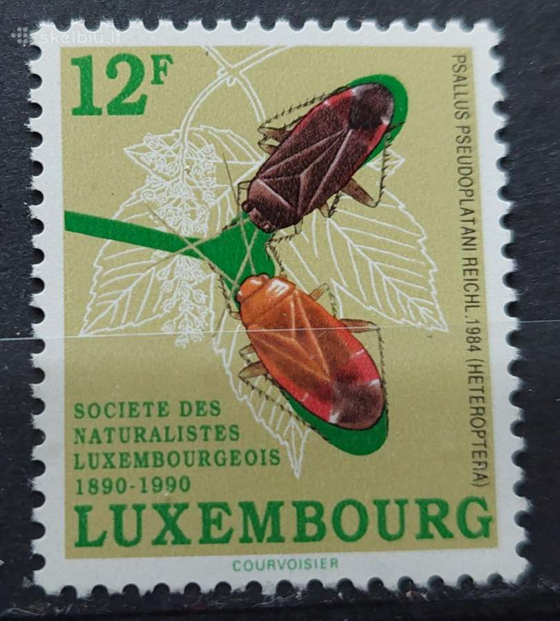 Liuksemburgas 1990 vabzdžiai, švarus Michel 1247