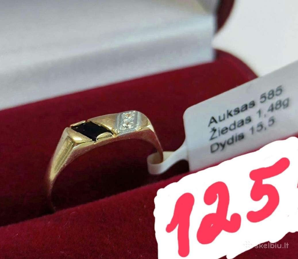 Cidabro ziedai proba 925.ir auksinis 585.
