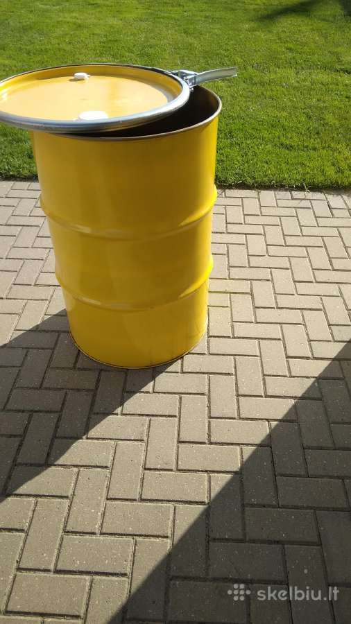Metalinės talpos su hermetiniu dangčiu