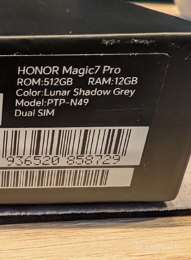 Honor Magic 7 Pro 5G 512gb / 12gb RAM Kaip Nau - nuotraukos Nr. 3