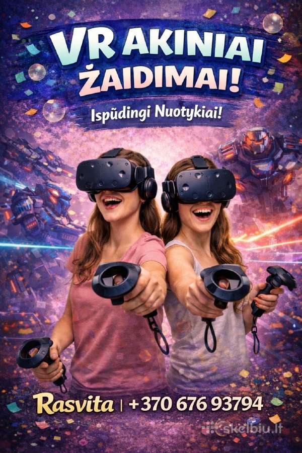 Vr akiniai Quest 3 15€ para Akinių nuoma Klaipėda