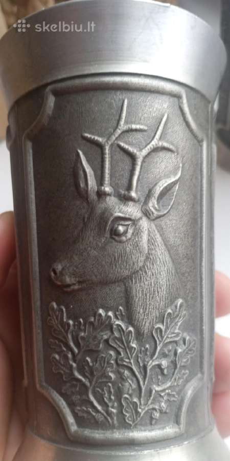 Vokiškos metalinės taurės - nuotraukos Nr. 3