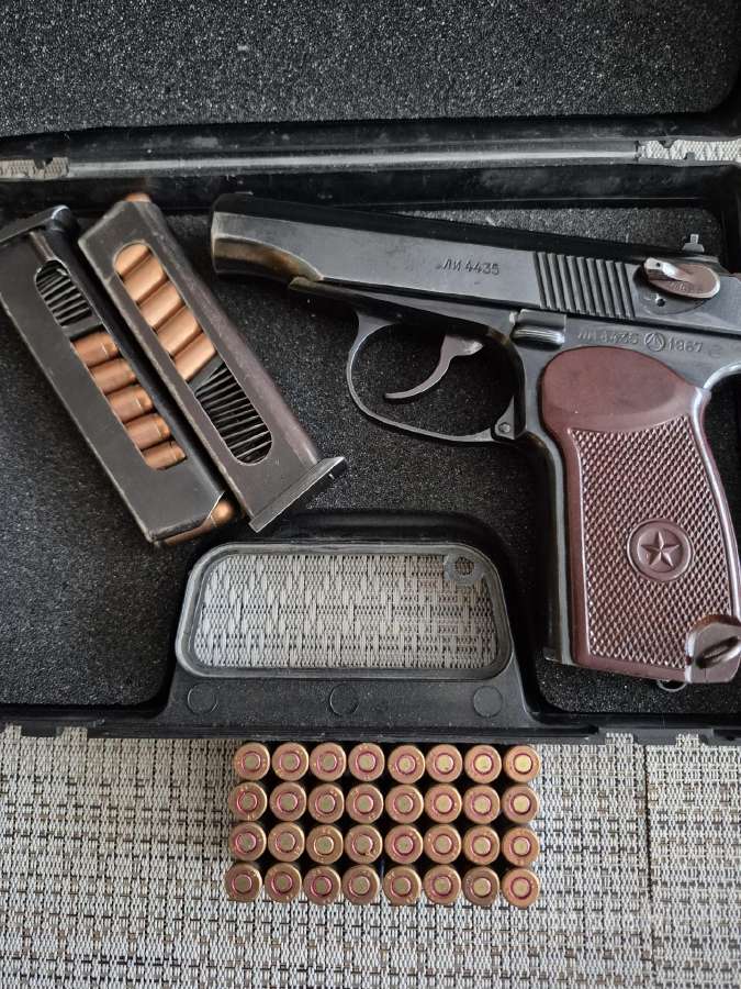 Makarov 67m.200 šovinių,atšauditas