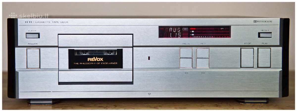 Kasetine deka Teac V-900x Revox H11 Sony Ta-f770es - nuotraukos Nr. 9