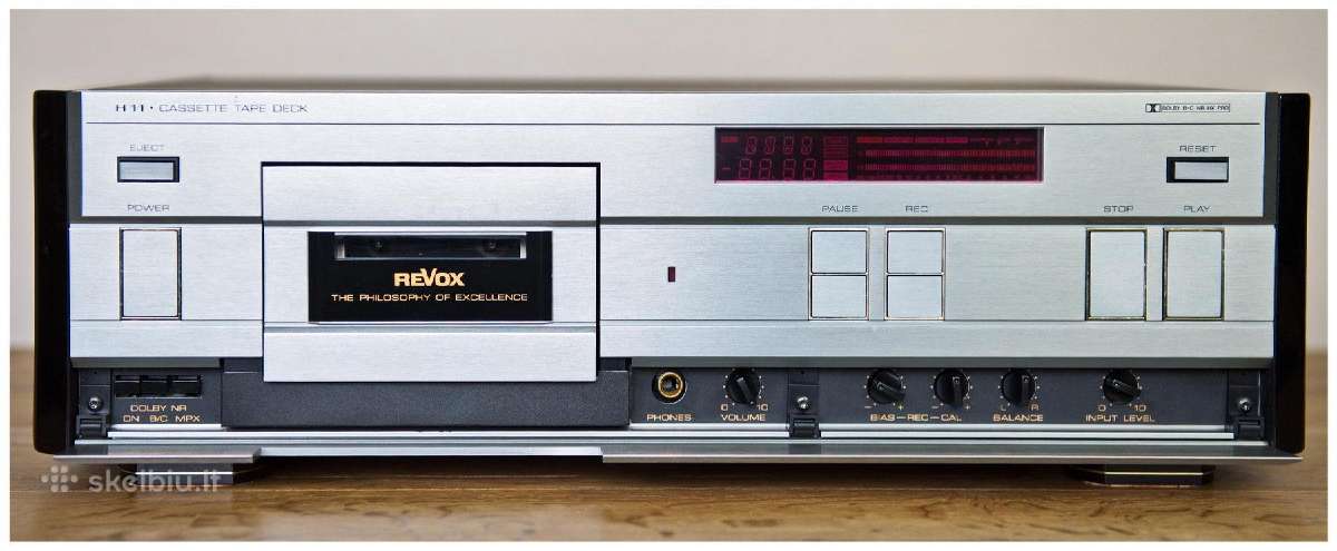 Kasetine deka Teac V-900x Revox H11 Sony Ta-f770es - nuotraukos Nr. 11