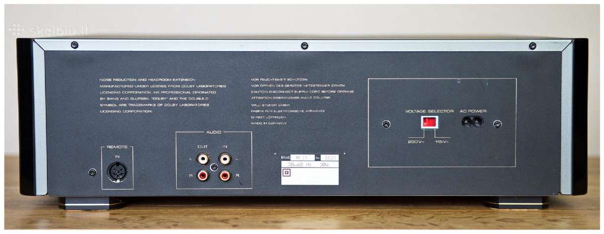 Kasetine deka Teac V-900x Revox H11 Sony Ta-f770es - nuotraukos Nr. 16